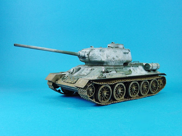 T-34-85　冬季迷彩